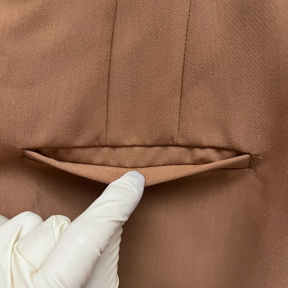 NWT ZARA High Waisted Trousers Belted Pants Blogger Favorite Size S - Picture 13 of 13